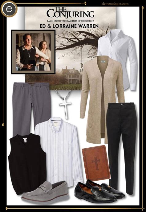 ed and lorraine costume|ed and lorraine warren costume.